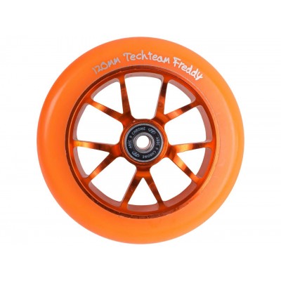 Колесо для трюкового самоката TechTeam X-Treme 120*24 мм, Freddy, orange Колесо для трюкового самоката TechTeam X-Treme 120*24 мм, Freddy, orange