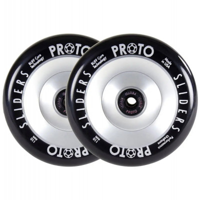 Колеса PROTO Full Core Slider 110 mm Black On Silver