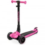 Самокат трехколесный Lumpa Lumi розовый LED