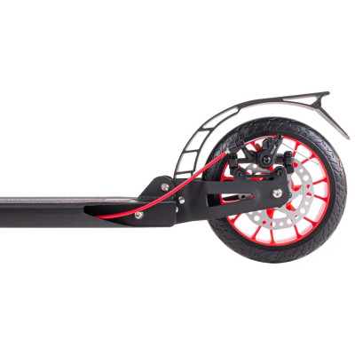 Самокат TechTeam City Scooter Disk Brake (2024) черно красный
