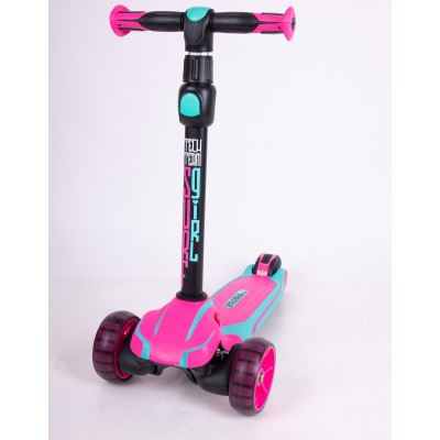 Трехколесный самокат TechTeam Surf girl 2025 розовый-селадон Трехколесный самокат TechTeam Surf girl 2025 розовый-селадон