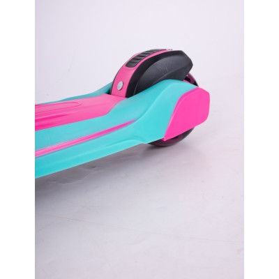 Трехколесный самокат TechTeam Surf girl 2025 розовый-селадон