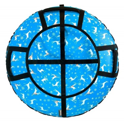 Тюбинг Hubster Люкс Pro S Олени бирюзовые 100 см Тюбинг Hubster Люкс Pro S Олени бирюзовые 100 см