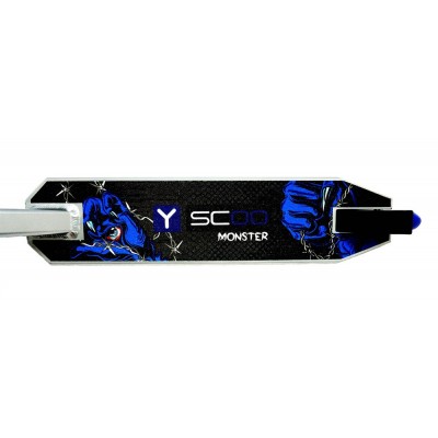 Самокат Y-SCOO MONSTER 100 mm silver Самокат Y-SCOO MONSTER 100 mm silver