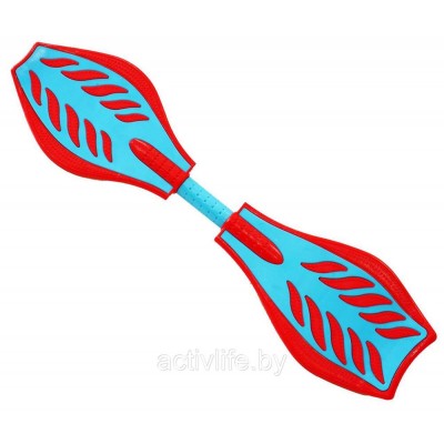 Двухколесный скейт Waveboard подростковый красно голубой Двухколесный скейт Waveboard подростковый красно голубой
