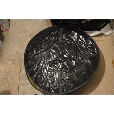 Тюбинг с пластиковым дном 110 см черный Тюбинг с пластиковым дном 110 см черный