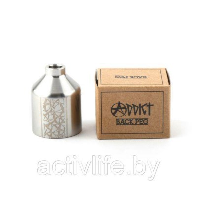 Пега Addict Filnt Pegs Steel Short Silver