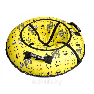 Тюбинг (надувные санки) SnowShow  "Эмодзи" 100 см  