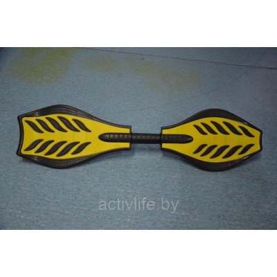 Двухколесный скейт Waveboard подростковый желтый Двухколесный скейт Waveboard подростковый желтый