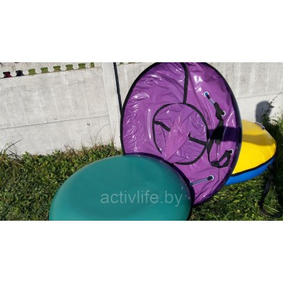 Тюбинг с пластиковым дном 110 см сиреневый Тюбинг с пластиковым дном 110 см сиреневый